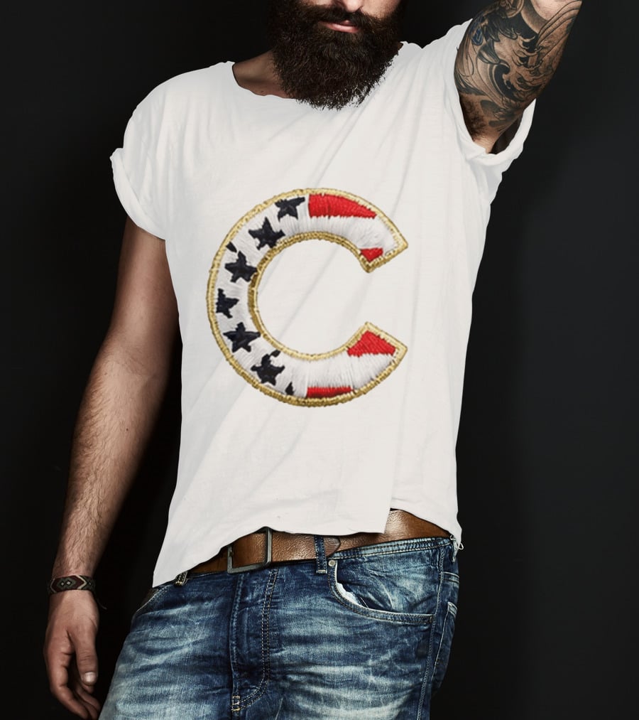 Chicago Cubs America 250th Anniversary Stars And Stripes T-Shirt