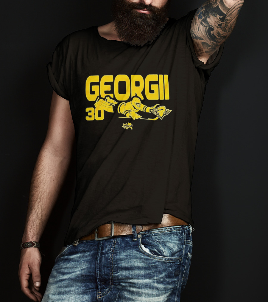 Georgii Romanov 30 Springfield Thunderbirds Hockey Player T-Shirt