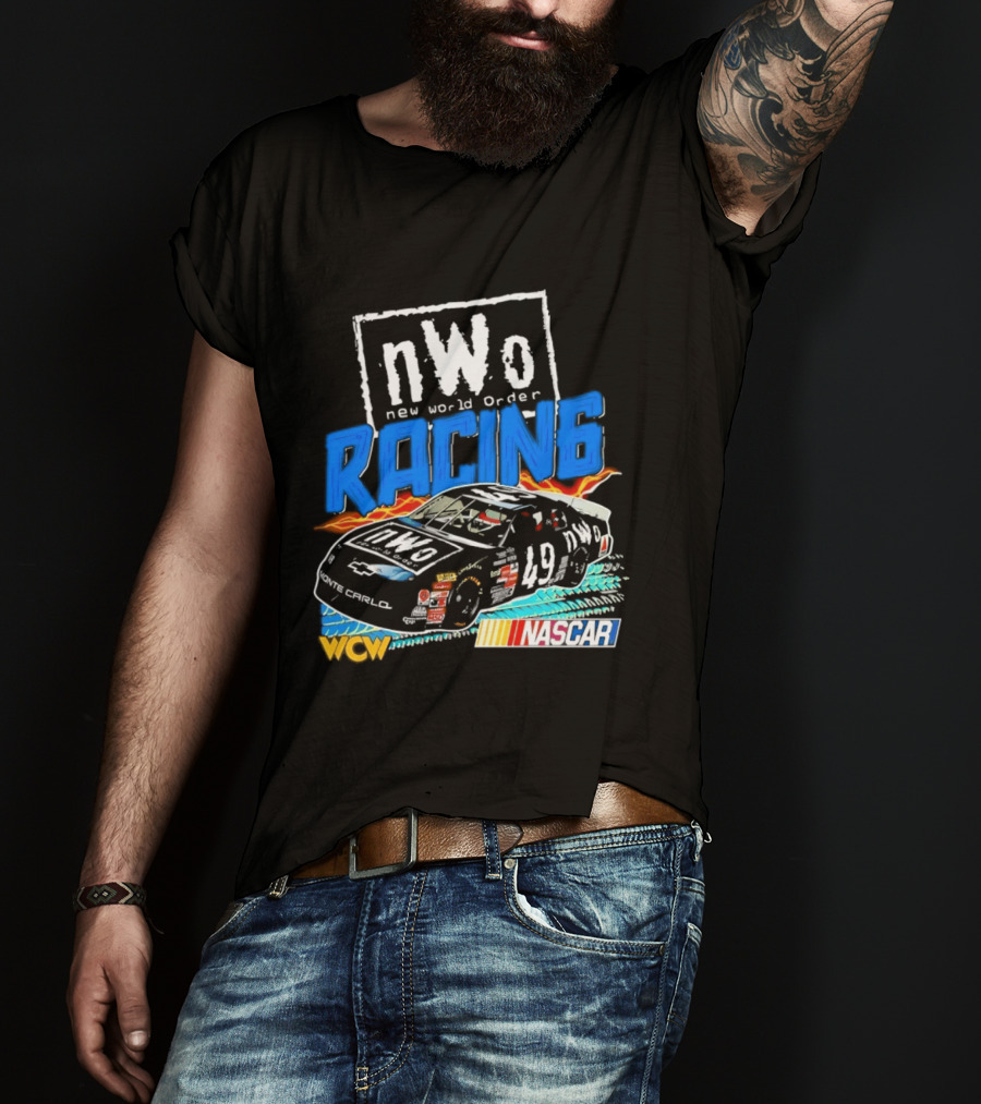 WCW NASCAR NWo Racing Kyle Petty 49 Chevrolet Monte Carlo T-Shirt
