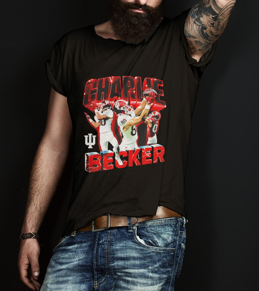 Charlie Becker Indiana Hoosiers Football 90s IU T-Shirt
