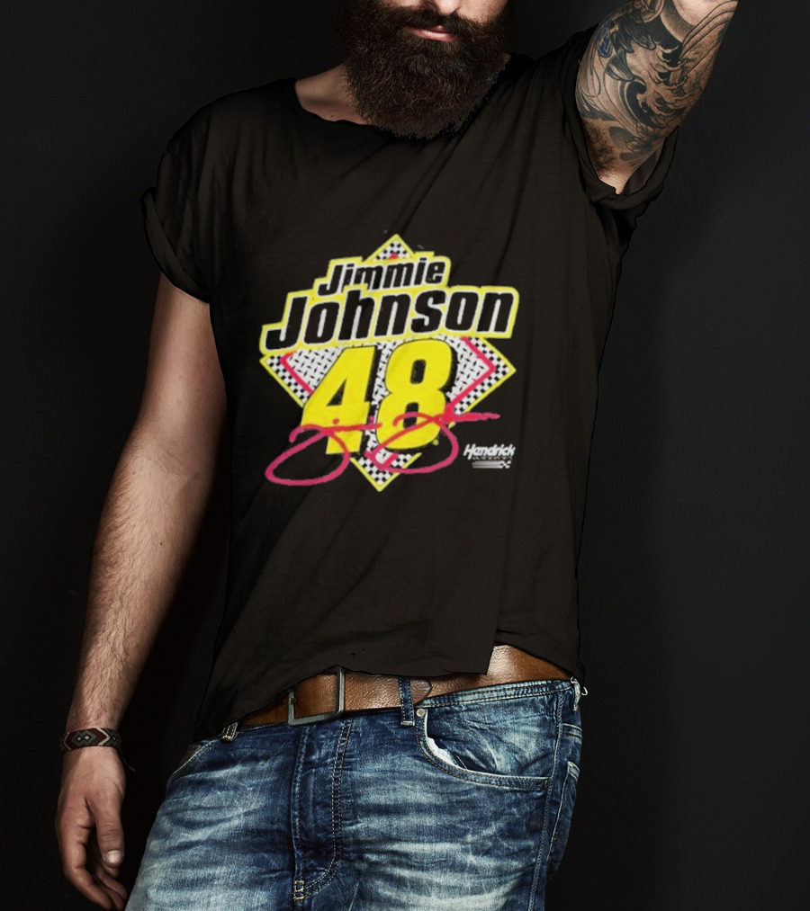 Hendrick Motorsports Jimmie Johnson 48 Racing Team NASCAR Fan T-Shirt