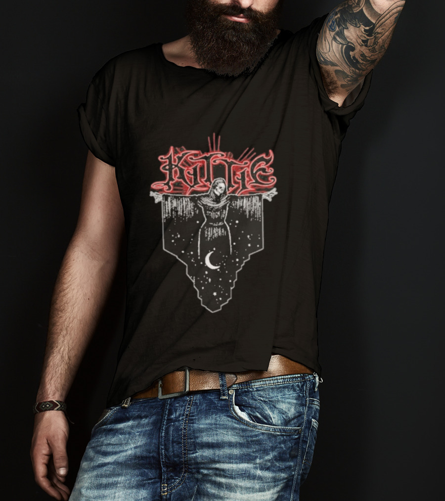 Kittie Reaper Gothic Moonlit Scene T-Shirt