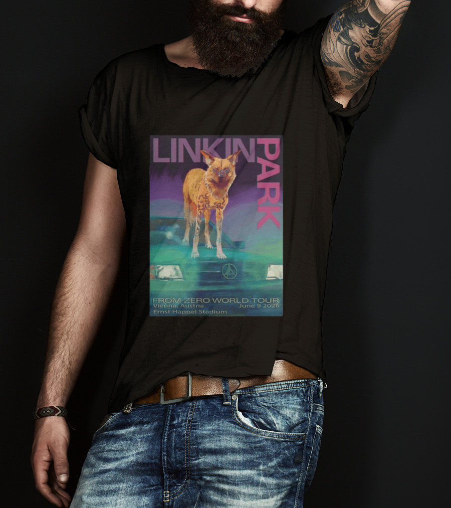 Linkin Park From Zero World Tour 2026 Vienna Austria June 9 Ernst Happel Stadium T-Shirt