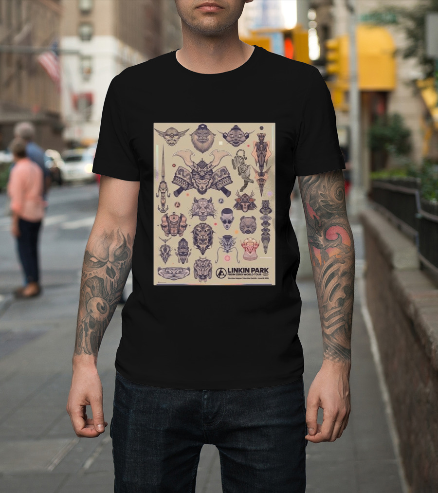 Linkin Park From Zero 2026 World Tour June 28 Werchter Parklife Belgium By Jose Mertz T-Shirt