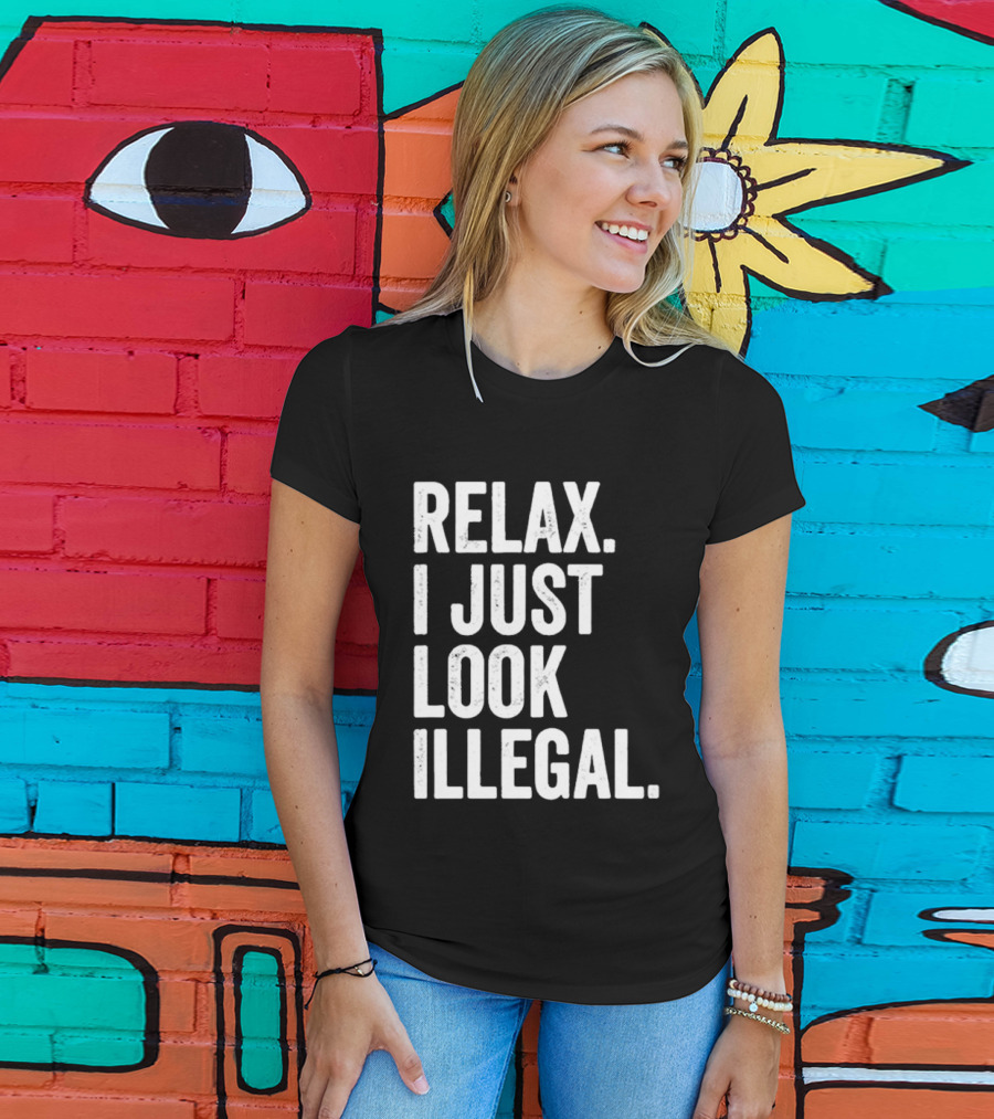 Ronald Acuna Jr Relax I Just Look Illegal 2026 T-Shirt