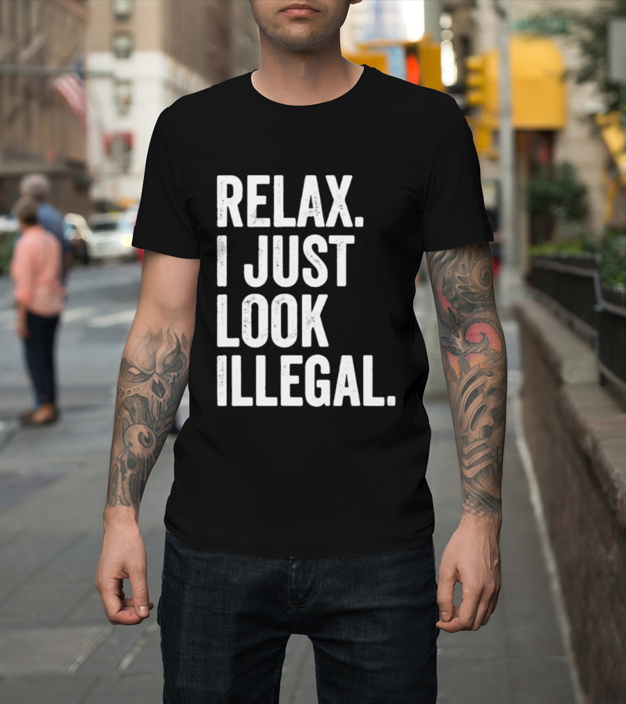 Ronald Acuna Jr Relax I Just Look Illegal 2026 T-Shirt