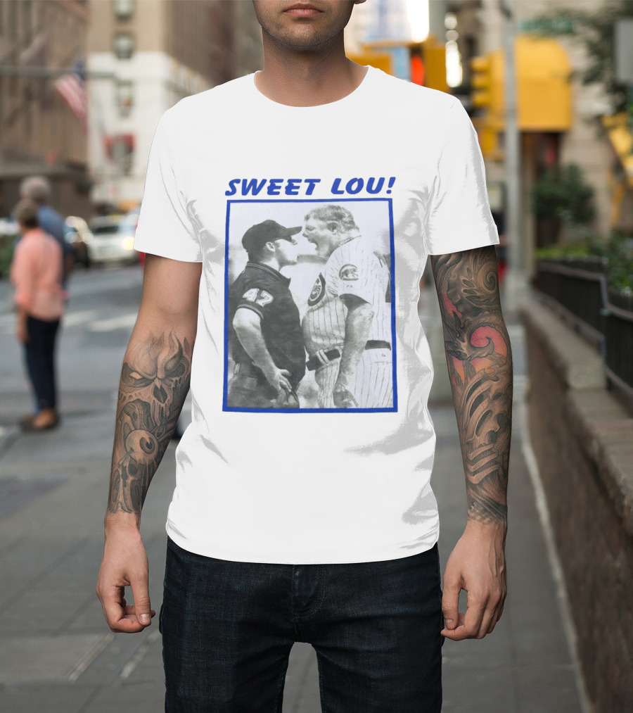 Sweet Lou Piniella Chicago Cubs MLB Umpire Confrontation T-Shirt