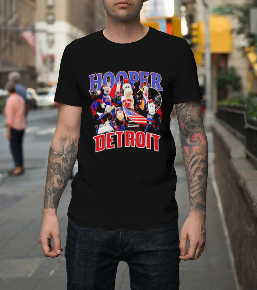 Detroit Pistons Hooper 2026 NBA Crossroads T-Shirt