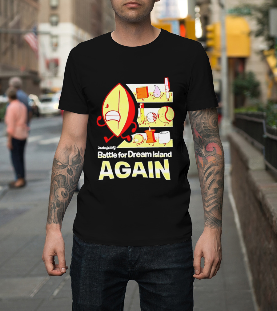 Battle For Dream Island Again Leafy BFDI Characters T-Shirt