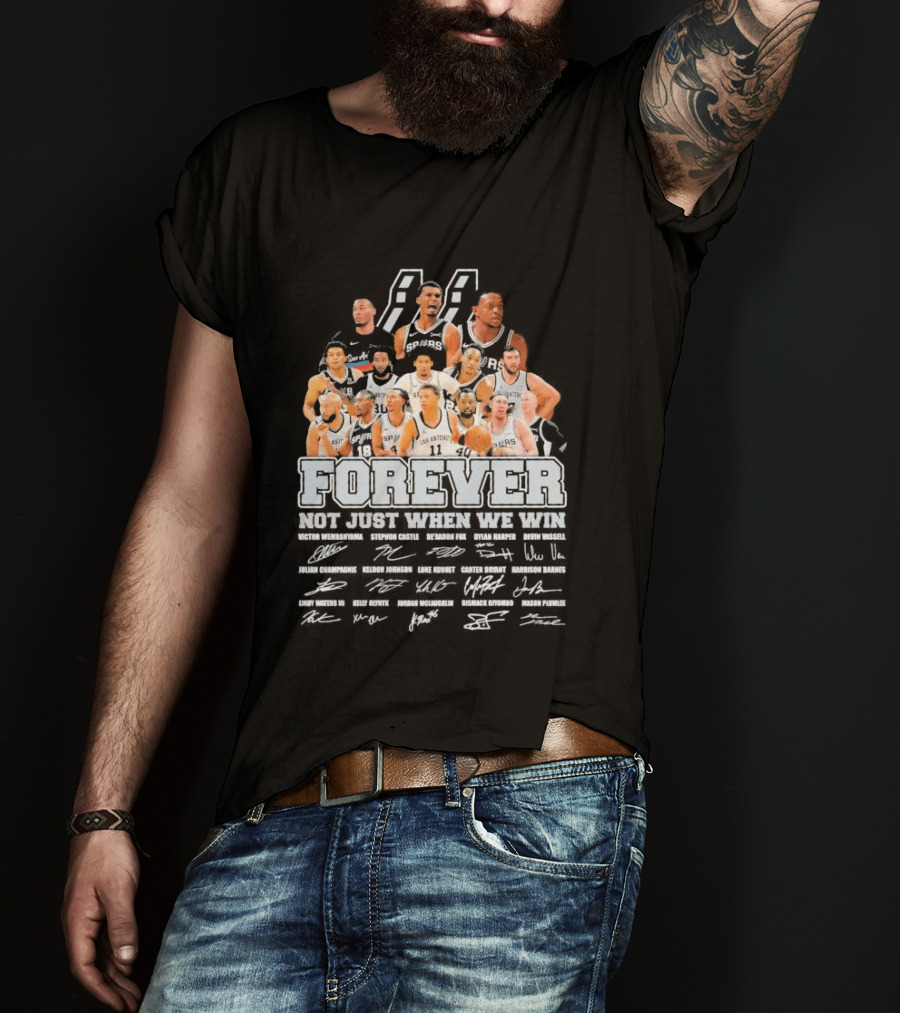 Spurs Legends Forever Signatures T-Shirt