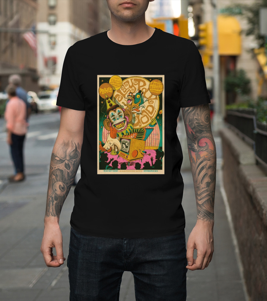 Primus Les Claypool Lennon Delirium May 25th 2026 Marymoor Live Redmond WA T-Shirt