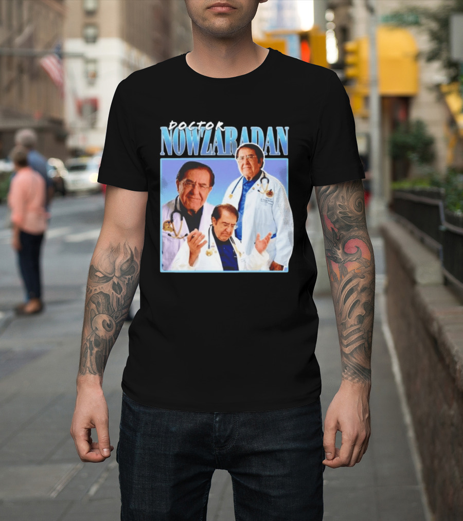 Doctor Nowzaradan My 600Lb Life Blue Stethoscope T-Shirt