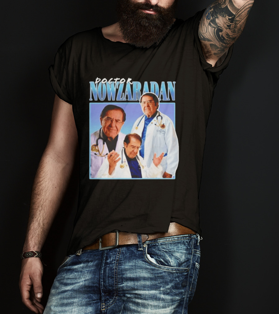 Doctor Nowzaradan My 600Lb Life Blue Stethoscope T-Shirt