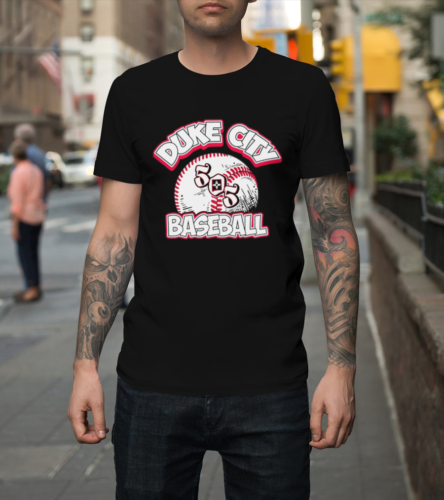 Duke City Baseball 505 Zia Symbol And Baseball T-Shirt