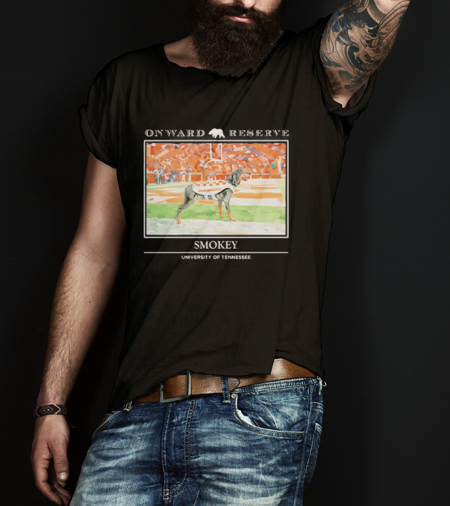 Onward Reserve Smokey University Of Tennessee Volunteers Football Stadium T-Shirt