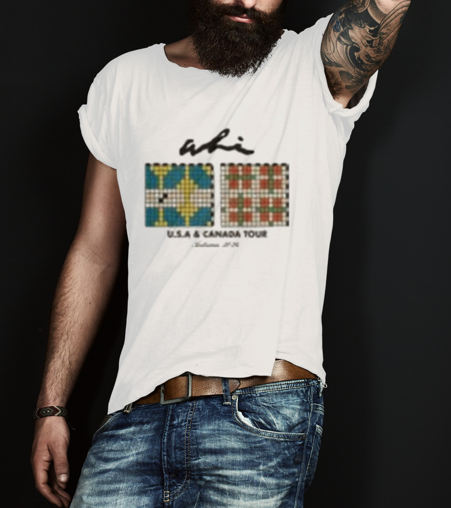 Ali USA Canada Tour Radio Tiles Mosaic T-Shirt