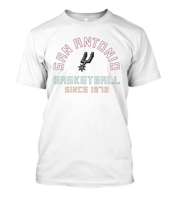 San Antonio Spurs Basketball Since 1973 Vintage Team T-Shirt