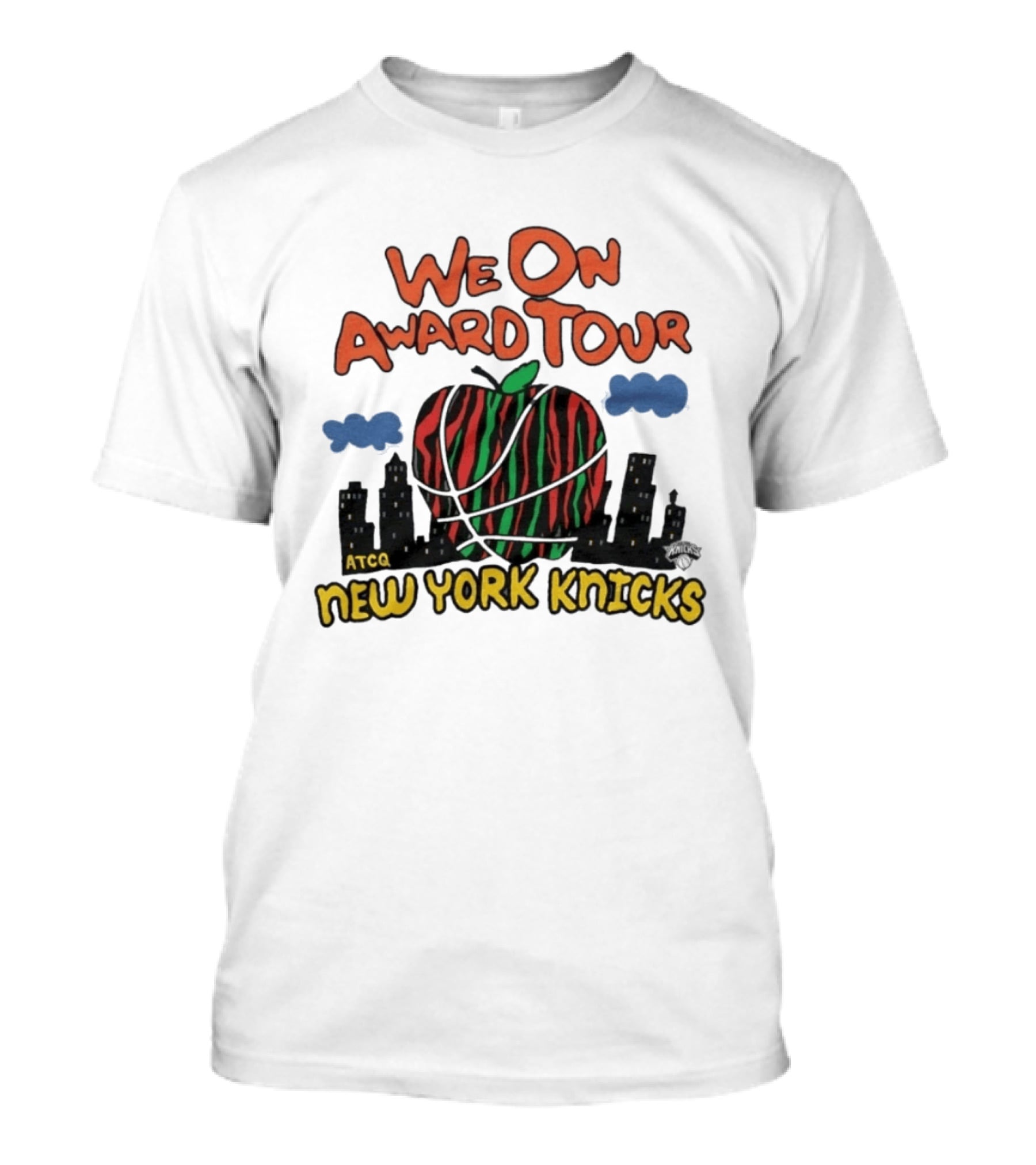 We On Award Tour ATCQ New York Knicks Apple Basketball NBA Team T-Shirt