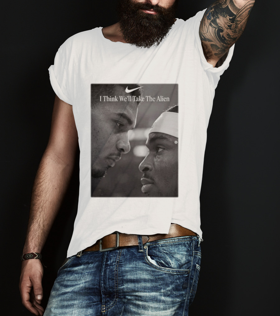 I Think We'll Take The Alien NBA Basketball Victor Wembanyama T-Shirt