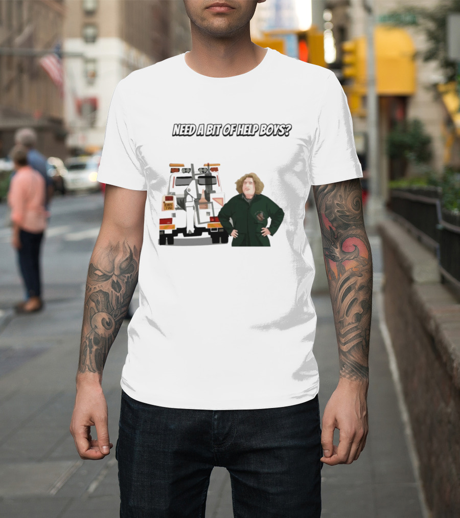 NEED A BIT OF HELP BOYS Paddy Tow Truck Raymond Stantz T-Shirt