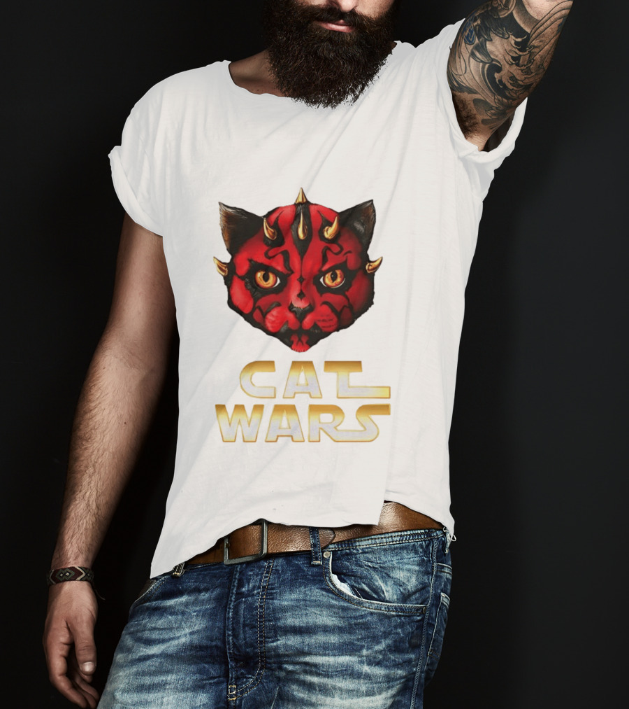 Darth Maul Cat Wars Star Wars Quality Comfortable Wear T-Shirt