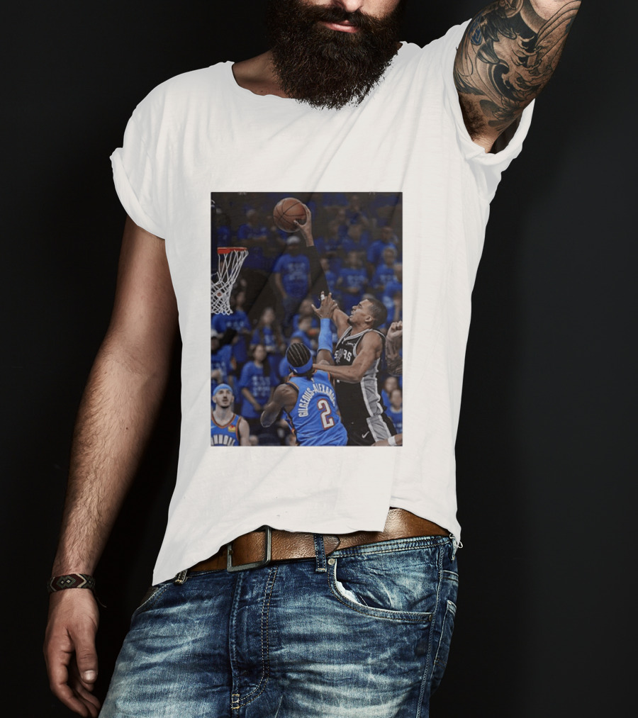 Victor Wembanyama Shai Gilgeous Alexander NBA Showdown San Antonio Spurs Vs Oklahoma City Thunder T-Shirt