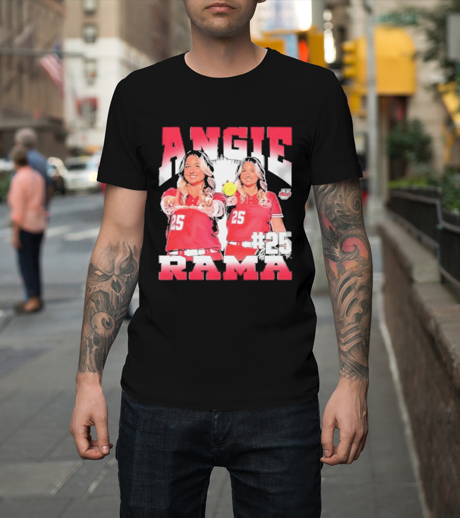 Angie Rama 25 Umass Athletics NCAA Softball T-Shirt