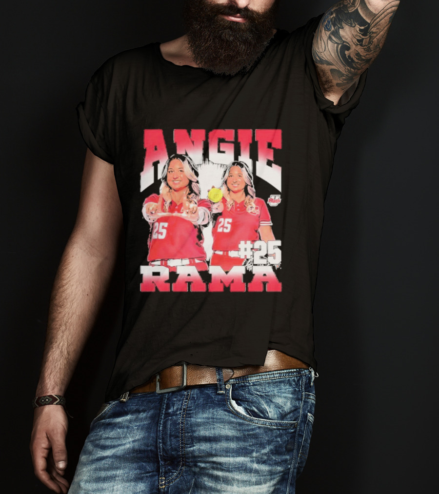 Angie Rama 25 Umass Athletics NCAA Softball T-Shirt