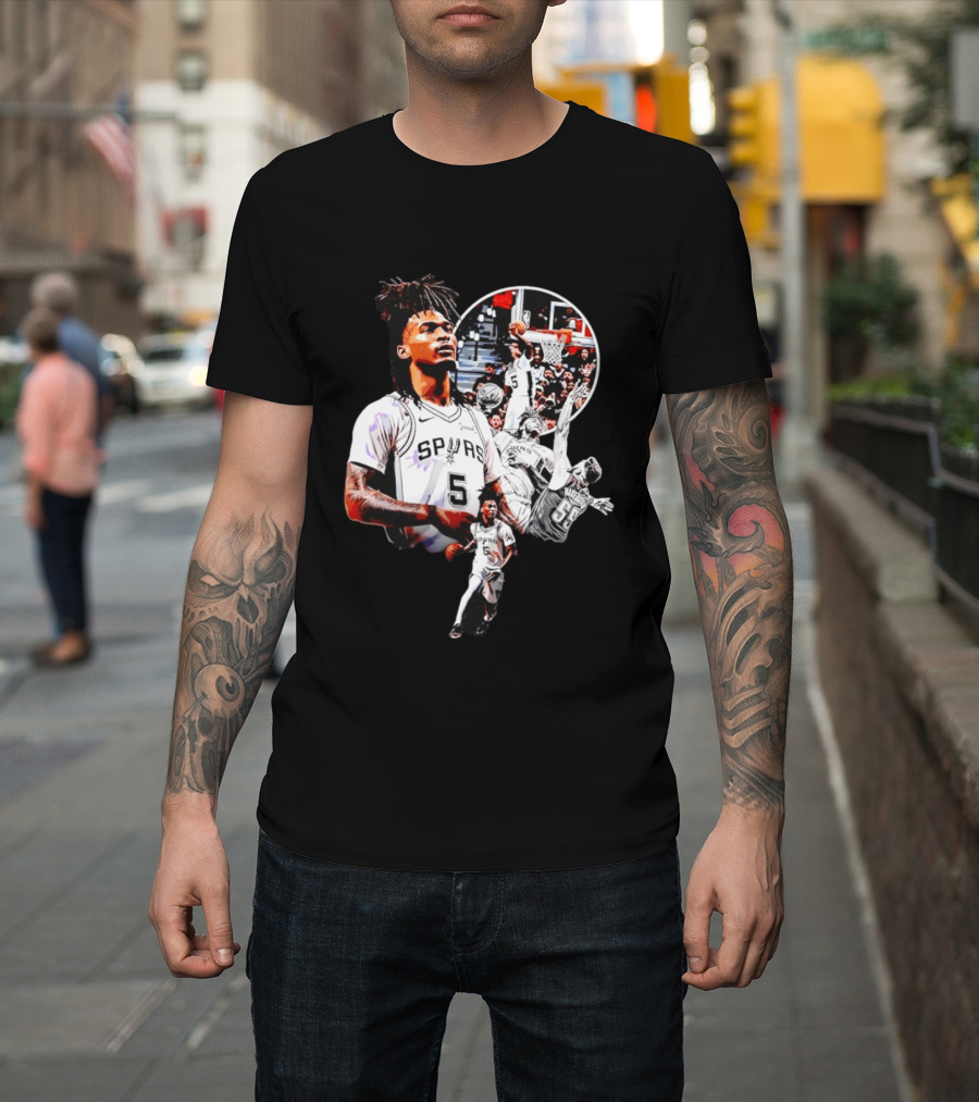 Victor Wembanyama San Antonio Spurs 2026 Basketball Game Changers T-Shirt