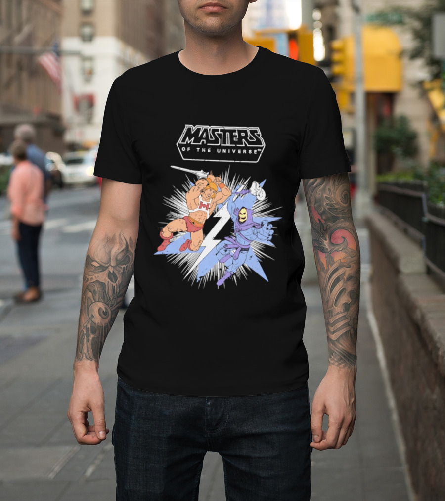 Masters Of The Universe He Man Vs Skeletor Epic Battle 2026 T-Shirt