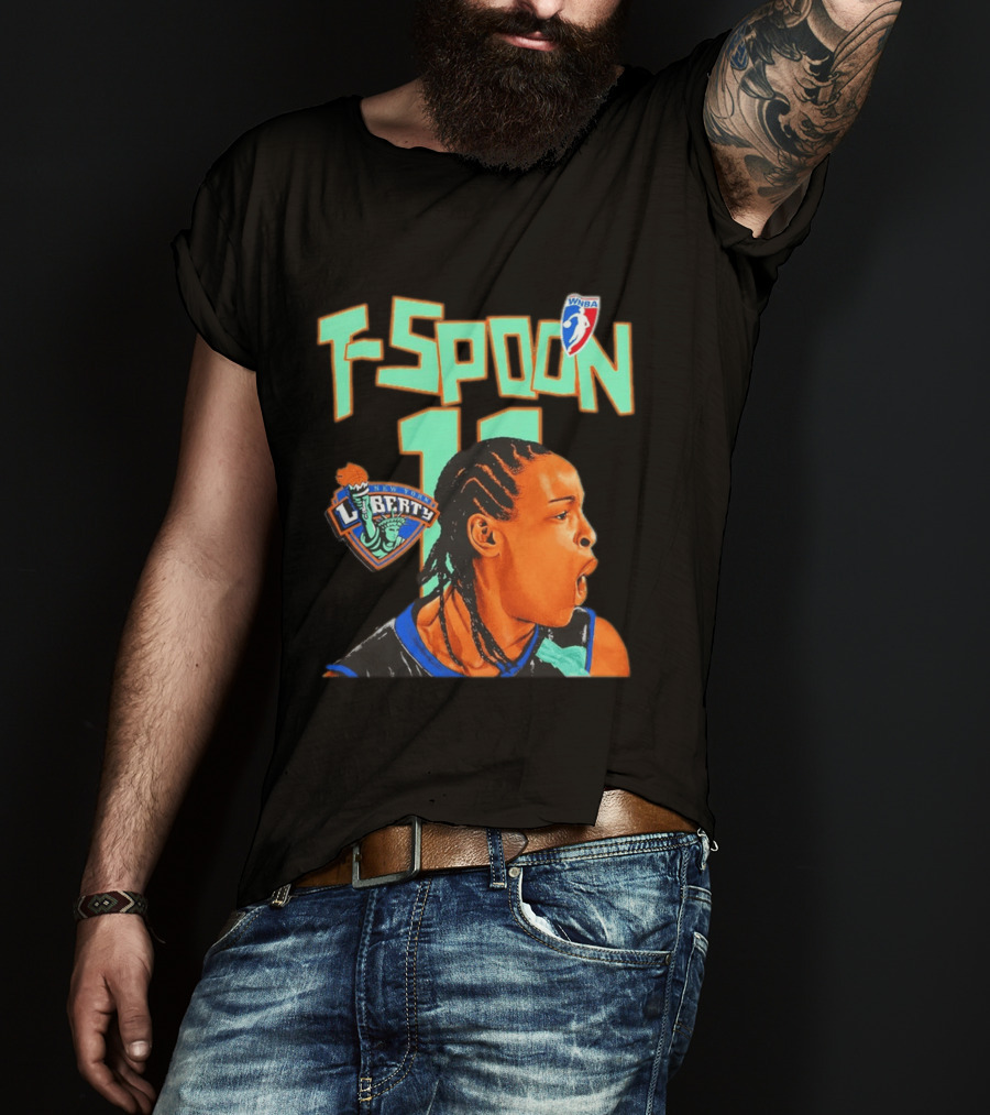 WNBA Spoon Teresa Weatherspoon New York Liberty Basketball 11 T-Shirt