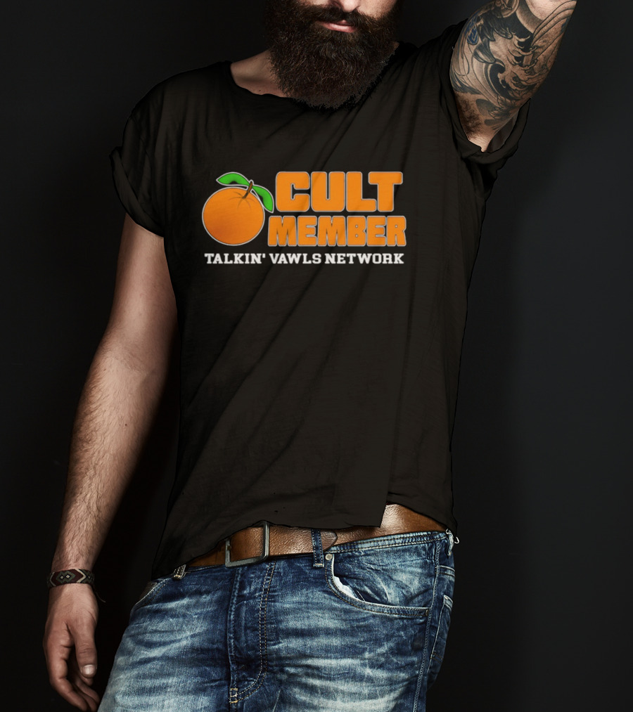 CULT MEMBER Talkin Vawls Network Orange T-Shirt