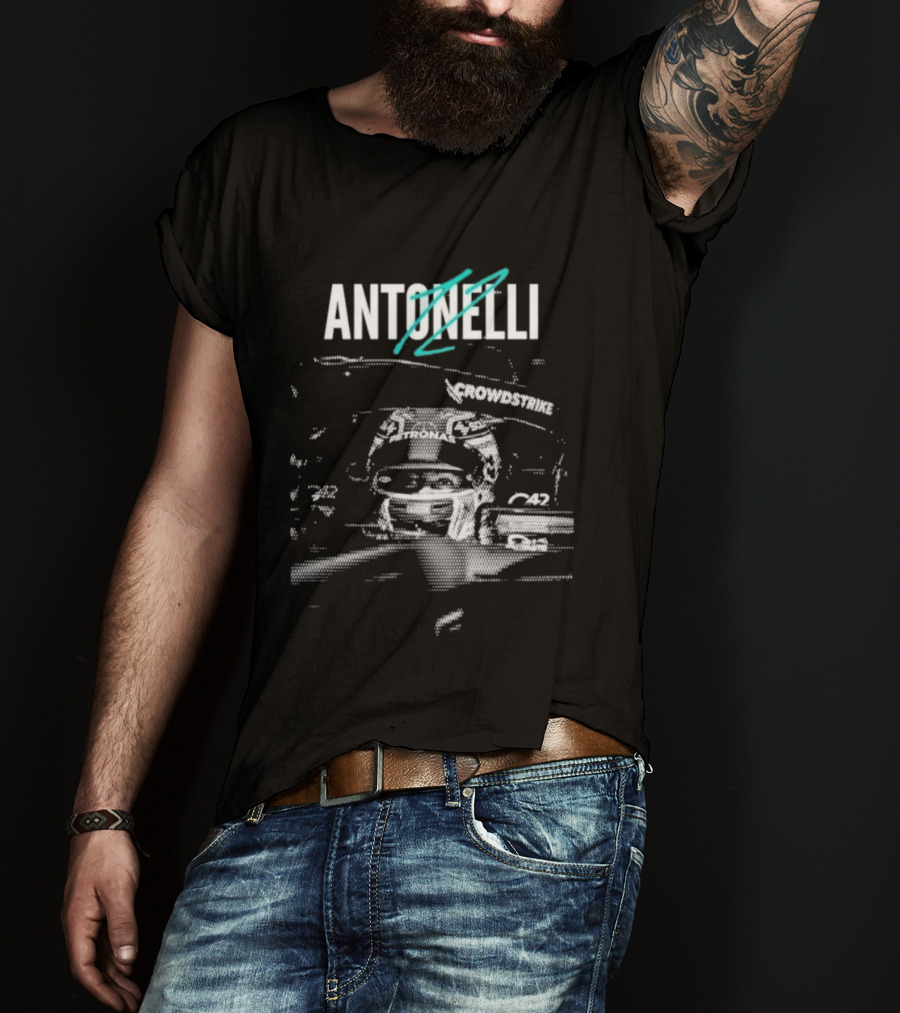 Antonelli F1 Racing Driver Helmet T-Shirt