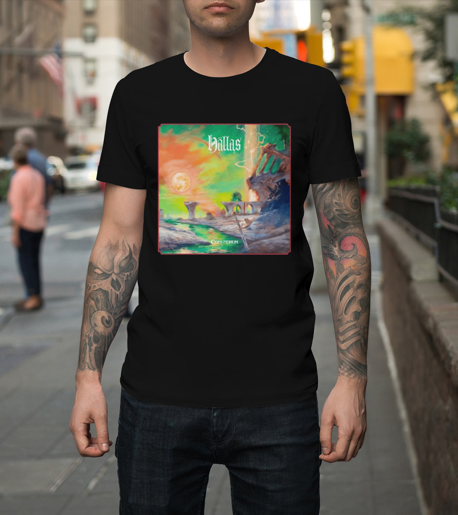 Hällas Conundrum Fantasy Moonscape Adventure T-Shirt