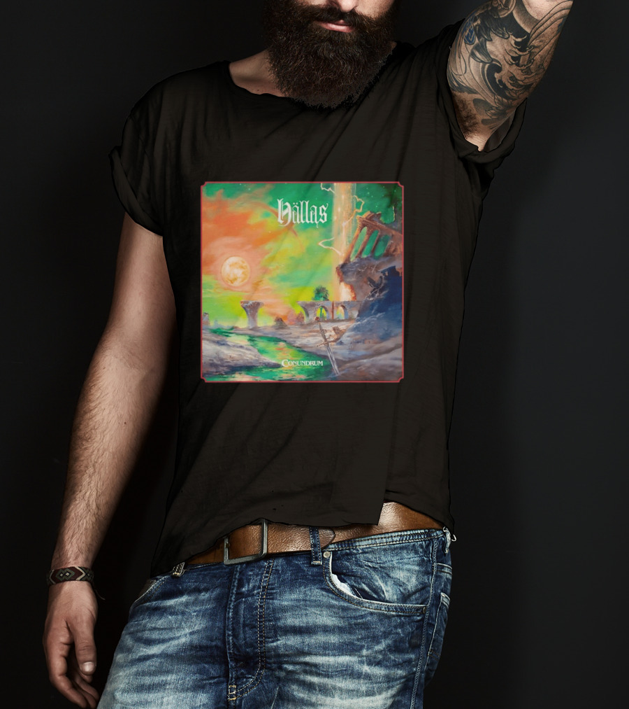 Hällas Conundrum Fantasy Moonscape Adventure T-Shirt