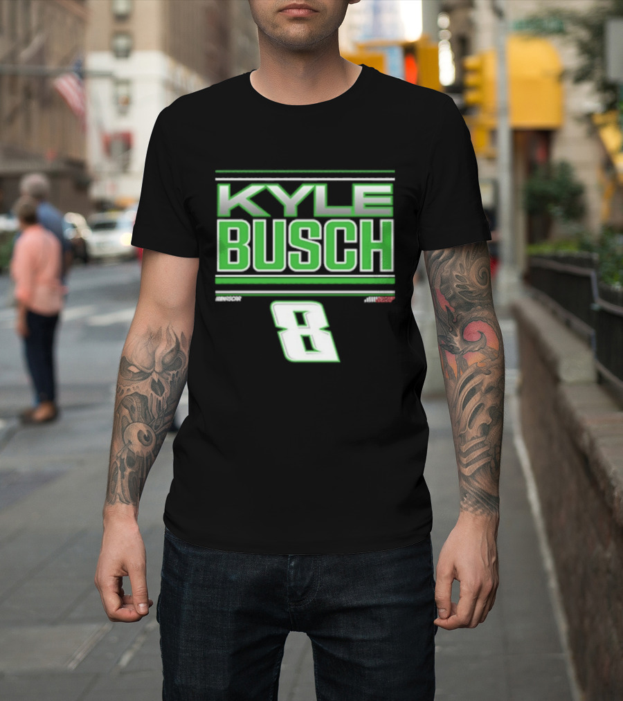 Kyle Busch Number 8 Racing Nascar T-Shirt