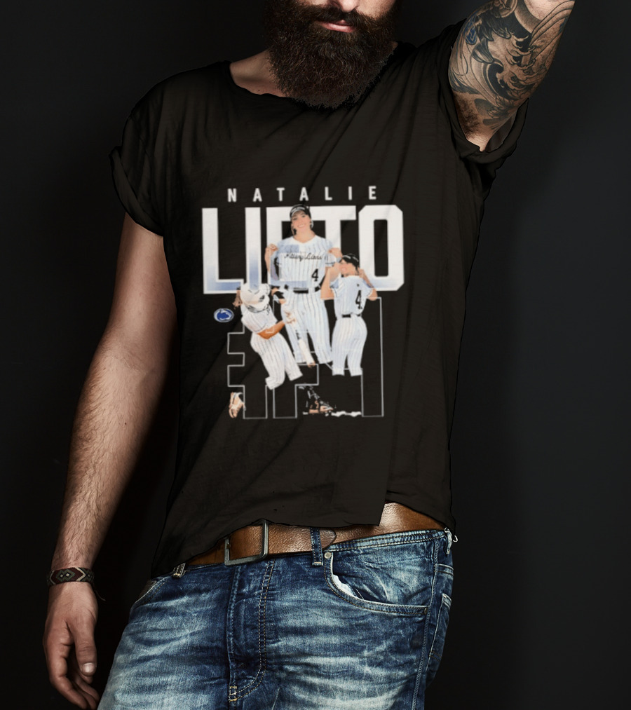 Natalie Lieto Penn State NCAA Softball Team Celebration T-Shirt