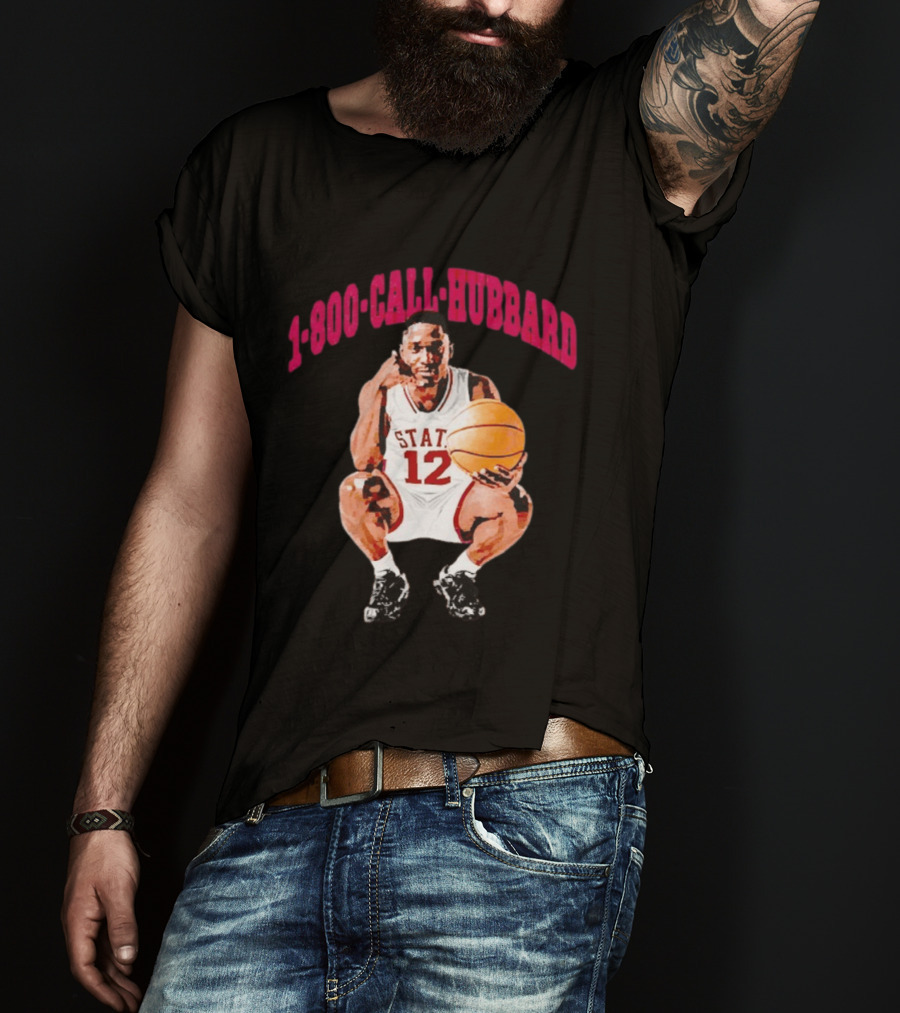 1 800 Call Hubbard State 12 Mississippi Bulldogs T-Shirt