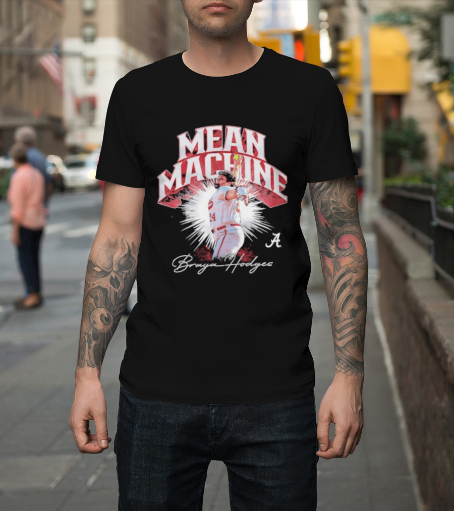 Mean Machine Braya Hodges Alabama Crimson Tide NCAA Softball T-Shirt
