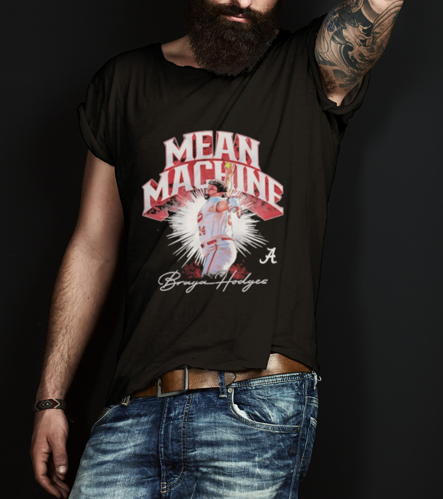 Mean Machine Braya Hodges Alabama Crimson Tide NCAA Softball T-Shirt