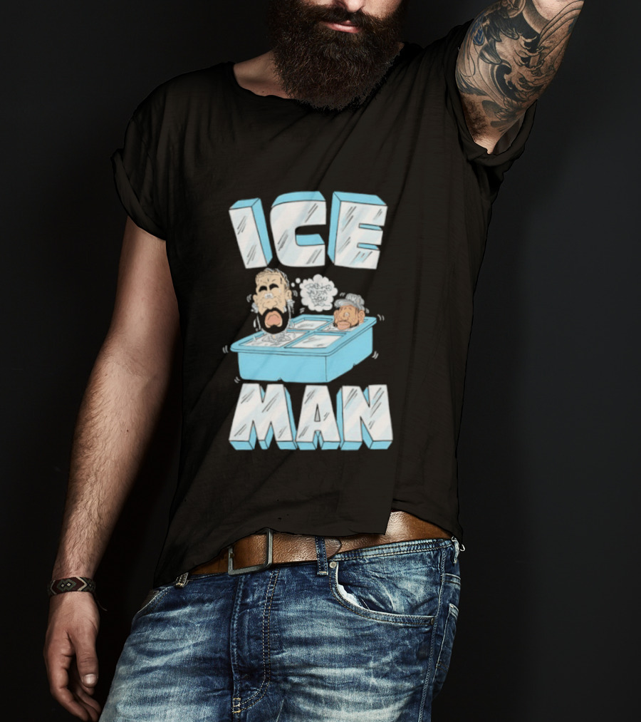 Iceman Fronko Musta Drew Diss Caricature Drake T-Shirt