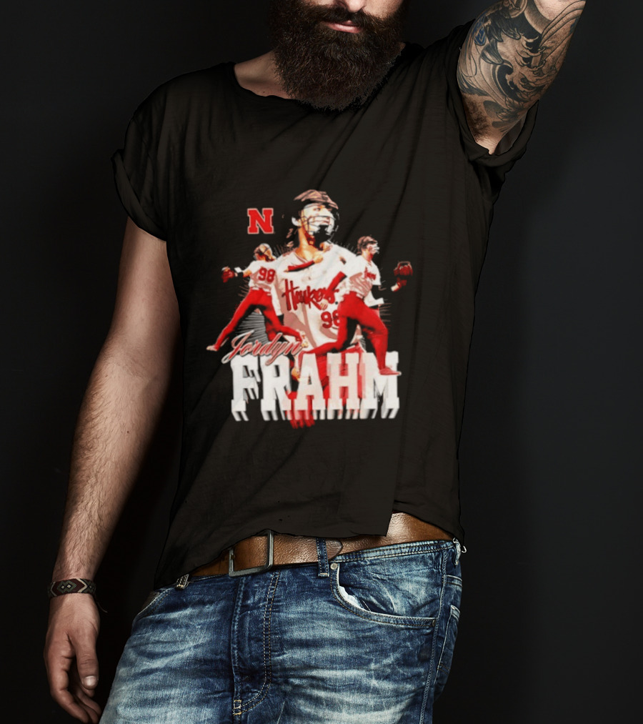 Jordyn Frahm Huskers 98 Nebraska Cornhuskers NCAA Softball T-Shirt