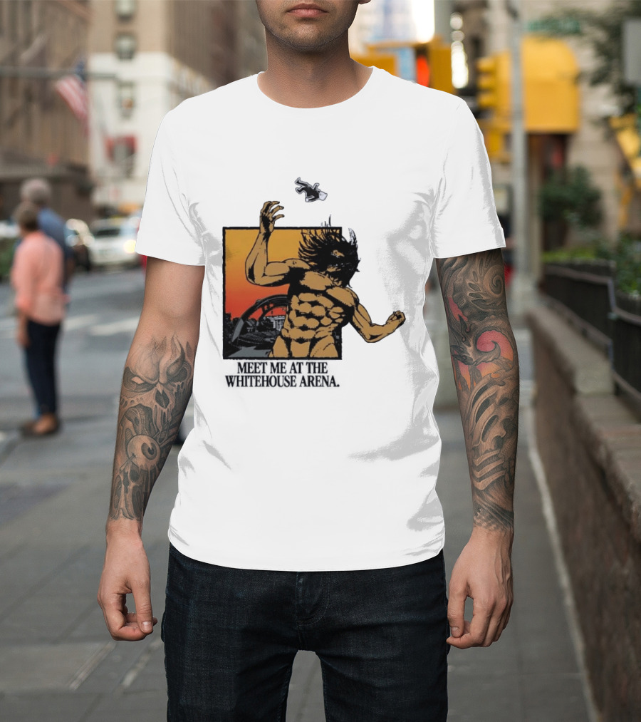 Meet Me At The Whitehouse Arena Attack On Titan Giant T-Shirt