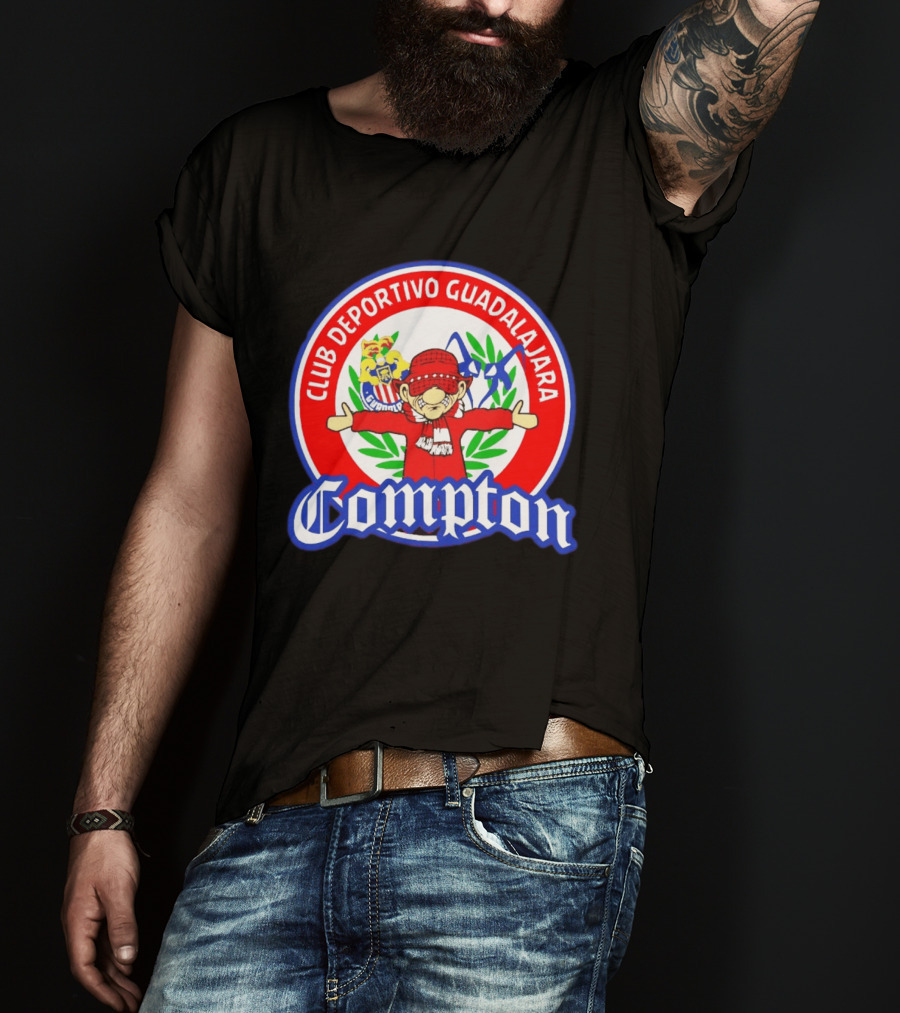 Compton Club Deportivo Guadalajara Rojiblanco T-Shirt