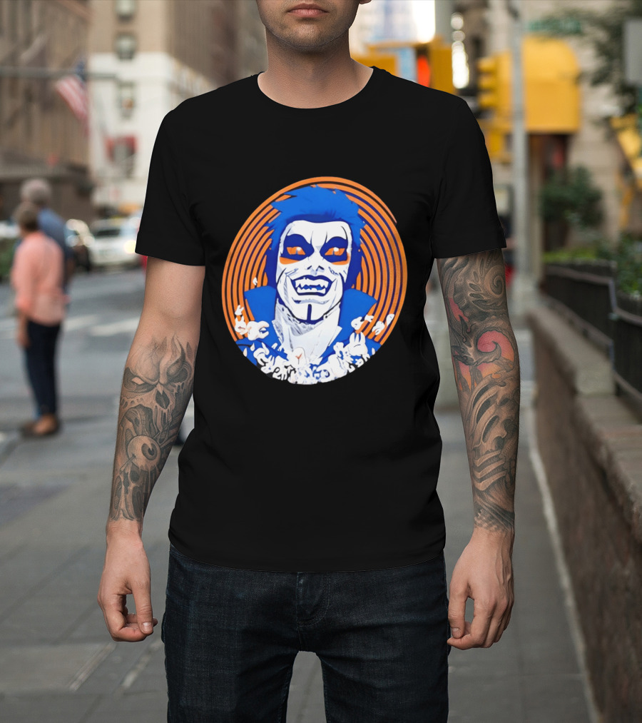 Danhausen WWE New York Knicks Basketball Uncursed Very Nice Very Evil Fan T-Shirt