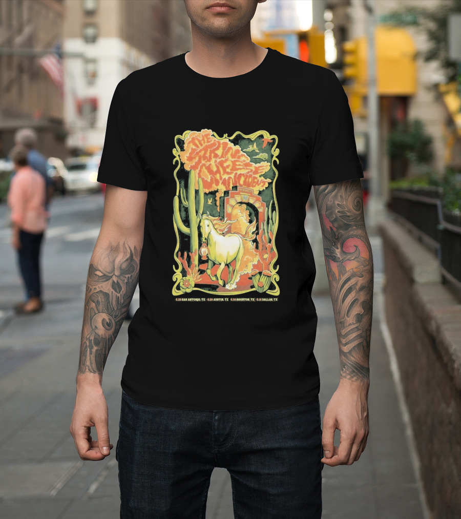 The String Cheese Incident Horse Cacti May 30 2026 Houston TX T-Shirt