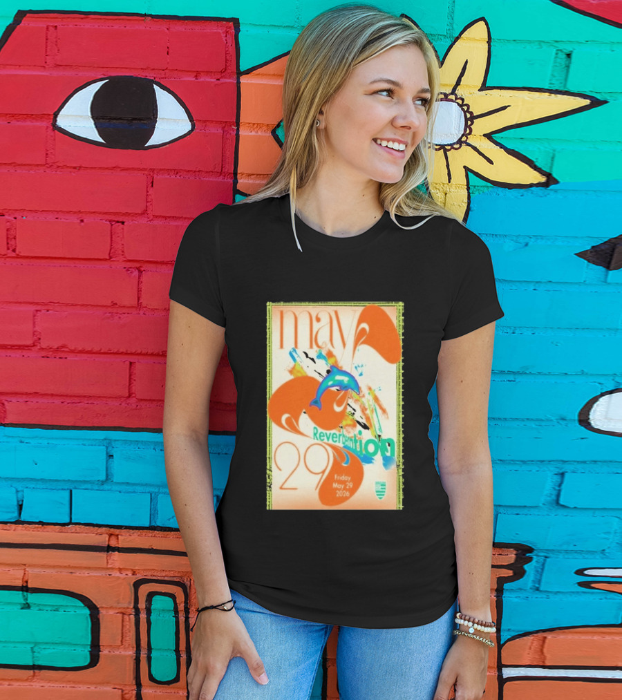 Reverberation Dolphin Event May 29 2026 Zebulon Los Angeles CA T-Shirt