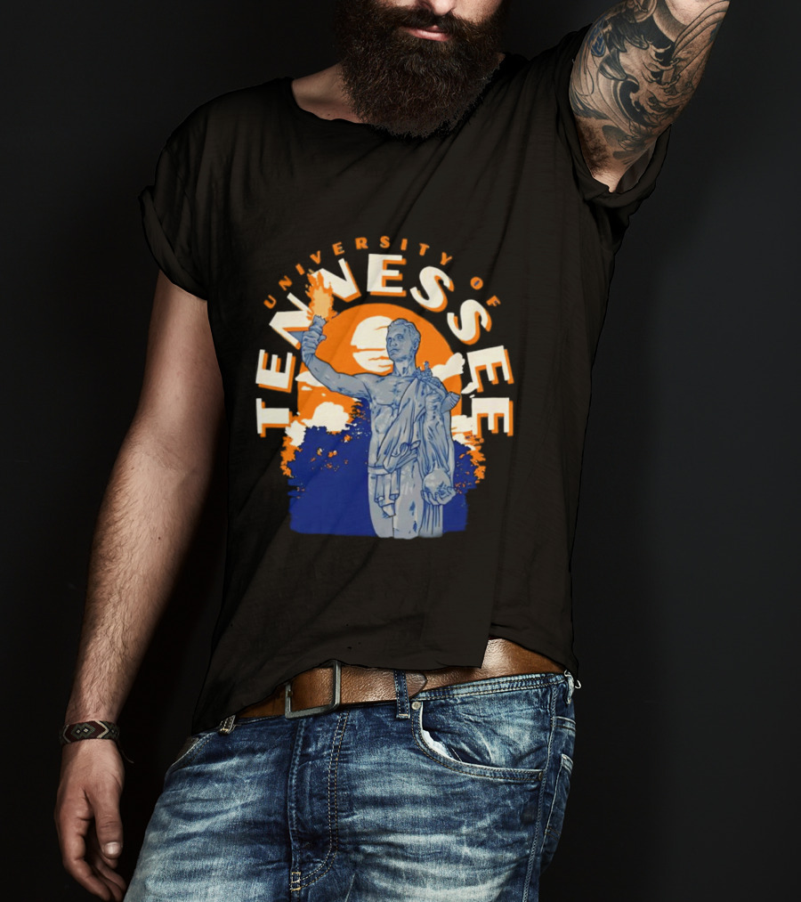 University Of Tennessee Torchbearer Sunset Scene T-Shirt