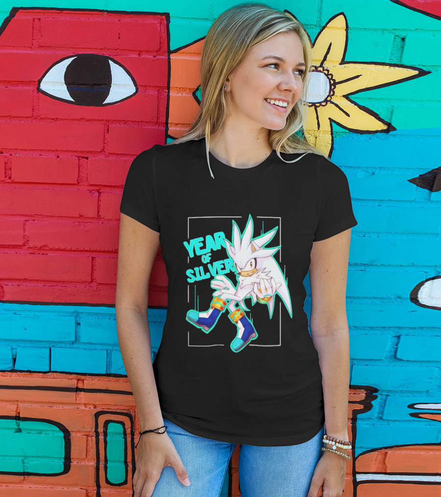 Year Of Silver Hedgehog Classic Character T-Shirt