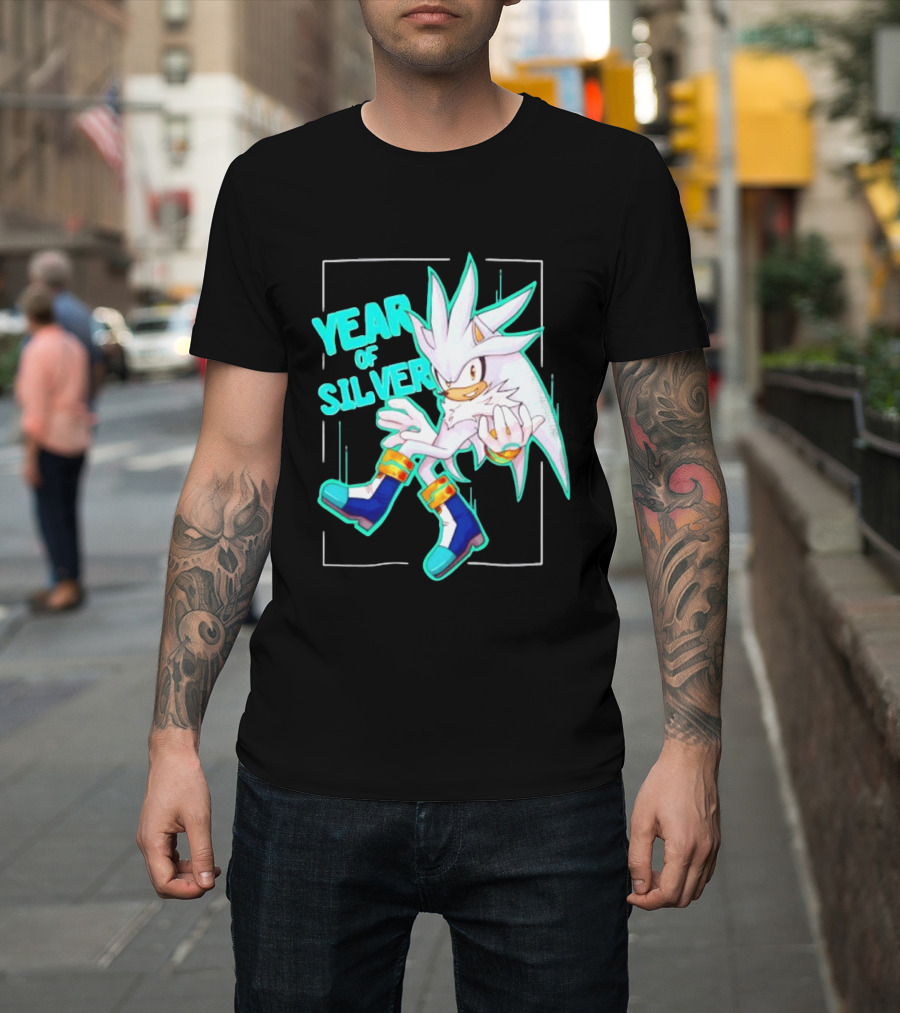 Year Of Silver Hedgehog Classic Character T-Shirt